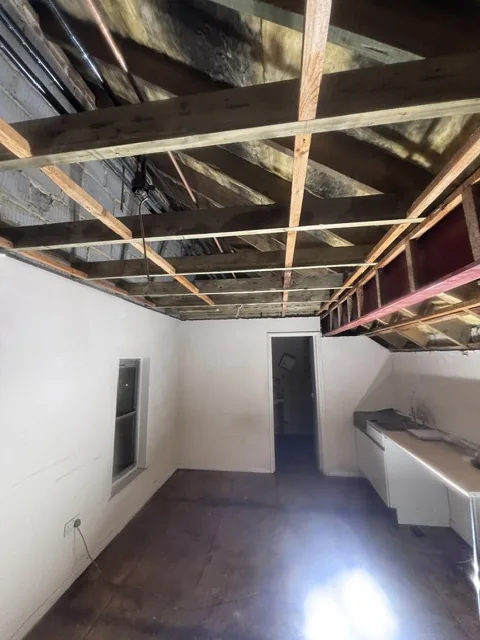 Controlled artex plasterboard strip-out in Hornsey
